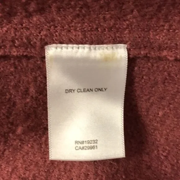 Alfred Dunner M Wool Overcoat Light Jacket in Raspberry Smoothie Pink - Picture 10 of 13